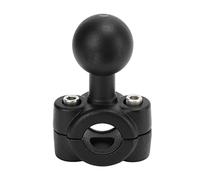 Haofy 1-Zoll-Kugelhalterung für Motorräder, Langlebige Doppelkugelhalterung aus Aluminiumlegierung für die Schienenmontage, für Fahrräder und Motorroller, Wetterbeständig für Raue Umgebungen