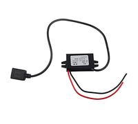 Haofy DC-DC Adapter 12 V / 24 V zu USB 5 V 3A Konverter, 24 V auf 12 V DC Konverter - DC 12V bis 5V 3A Spannungswandler mit USB für Auto Vehicle Motorrad Motor Ladegerät Audio