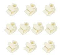 HAPPOW 10 Stück Bremsleitung Halter für VW Sagitar Magotan Tiguan Jetta Bora Lavida Golf GTI Audi SEAT Skoda Käfer,OE 5Q0611797B, Bremsrohr Kunststoff Feste Klemmhalter(Weiß)