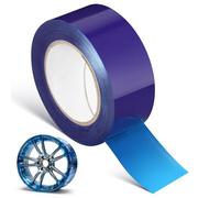 Happyyami Pe Blaues Felgenschutzband Für Auto Kratzschutz Folie Einfache Installation Strapazierfähiges Pe Material Hohe Haftung Für Reifenfelgen Und Radnaben