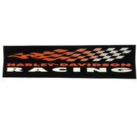 Harley-Davidson Aufkleber 30 x 8 cm Racing Bumpersticker Decal Sieg Fahne Rennen