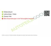 Hart Kühlerschlauch Kühlwasserschlauch Wasserschlauch für Mercedes 08-14 628289