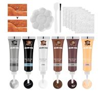 HASAIKA® Lederreparatur Creme, Kunstleder Reparaturset, Leder Restaurator,Reparatur Set für Autositze,Sofas, Lederjacke,Schuhe,Gürtel Kratzer,Löcher
