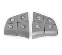 Hasaller Multifunktionales Lenkradtasten-Set für das Auto, Multifunktions-Lenkrad-Tasten-Kit für W164 W245 W251 GL ML R B Klasse 2006-2011, schwarz (A graue Taste)