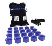 HASKYY 20x Radschraubenkappen SW17 Radmutternkappen UNIVERSAL Kunststoff Kappen Abdeckungen - passend zu allen AUTO Radschrauben Radmuttern mit Schlüsselweite 17 MADE IN GERMANY (BLAU)