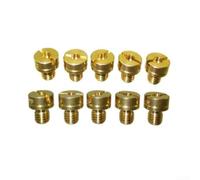 Hauptdüsen Set für Mikuni Vergaser M5x0.75 10-teilig Messing Düsen Kit 155-205 für Motorrad Tuning Werkstatt