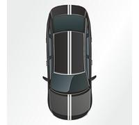 hauptsachebeklebt Kiwistar - Viperstreifen 2 STK. 5 x 400 cm Rennstreifen, Aufkleber, Rallystreifen Zierstreifen Auto Rally Tuning Dekor Autoaufkleber