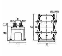 Hauptschalter, Batterie HELLA 6EK 008 776-011