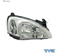 HAUPTSCHEINWERFER 20-6066-25-2 FÜR OPEL CORSA/Hatchback/Van VITA COMBO/Tour 1.0L