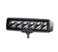 HELLA LED Lightbar Black Magic Zusatzscheinwerfer 6,2 Zoll 1600 echte Lumen Spotausleuchtung: rechteckig LED Arbeitsscheinwerfer 12V - 24V für Auto Pickup LKW SUV ATV Motorrad - 1FB 358 176-211