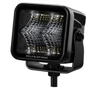 HELLA LED Zusatzscheinwerfer Black Magic Cube 2,7 Zoll Nahfeldausleuchtung 1400 echte Lumen quadratisch Offroad LED Arbeitsscheinwerfer 12V - 24V für Auto Pickup SUV ATV Motorrad - 1FA 358 176-841
