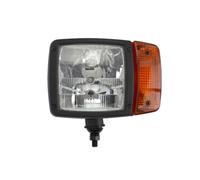 HELLA 1SA 996 120-051 Hauptscheinwerfer - 24V - Anbau - Lichtscheibenfarbe: gelb - Stecker: DEUTSCH Stecker - vorne links