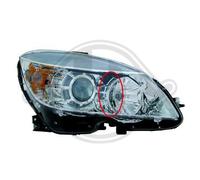 DIEDERICHS HALOGEN SCHEINWERFER mit LWR LINKS für MERCEDES C-KLASSE | 1672083