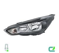 HELLA 1LE 354 827-131 Glühlampe Scheinwerfer - für u.a. Ford Focus III - schwarz - CCC/ECE - für Linksverkehr - links