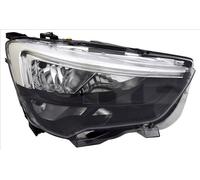 Scheinwerferleuchte links H7/H1 20-17862-06-2 TYC für OPEL COMBO E Tour / Life