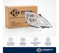 1x Diederichs Hauptscheinwerfer H7 H1 Rechts passend für Opel Meriva bis 01/2014 1876980