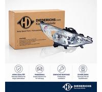 HAUPTSCHEINWERFER RECHTS DIEDERICHS 4226982 FÜR PEUGEOT FRONTSCHEINWERFER