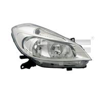 TYC Hauptscheinwerfer 20-0794-25-2 für Renault Clio III 2005-2009 H7 Chrom LWR Links