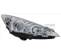 TYC Europe B.V. Hauptscheinwerfer TYC 20-1497-05-2 für Peugeot 308 Halogen H1/H7 Rechts
