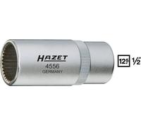 HAZET Druckventilhalter-Werkzeug 4556∙Vierkant12,5 mm (1/2 Zoll)∙Außen-Vielzahn Profil∙17.9 x 20 mm , 4556