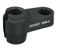 HAZET 4680-8 Abgassonden Einsatz, 1/2" Doppel-Vierkant Antrieb, 17 mm Schlüsselweite, für Abgas Temperatursensoren, passend für MERCEDES, PORSCHE, SEAT, ŠKODA, FIAT