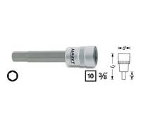 Hazet 8801-11 Innen-Sechskant Steckschlüssel-Bit-Einsatz 11 mm 3/8 (10 mm)