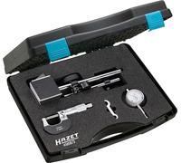 HAZET Bremsenprüf-Werkzeug-Satz 4968/3 I 3-teiliges Set I zur Kontrolle des Seitenschlags der Bremsscheiben I mit Mikrometer-Schraube zur exakten Bestimmung der Bremsscheibendicke