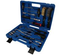 BRILLIANT TOOLS BT701250 Universal-Bremstrommel und Bremsscheiben -Werkzeug-Satz | 15-tlg. [Powered by KS TOOLS], 4042146781630
