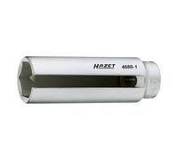 HAZET Lambda-Sonden-Einsatz 4680-1 Vierkant hohl 12,5 mm (1/2 Zoll) Außen-Sechskant Profil 22