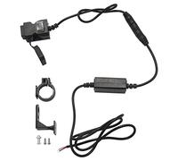 Hbaebdoo 12V Wasserdichtes Motorrad Motorrad USB LadegeräT Steckdose Adapter Auslauf