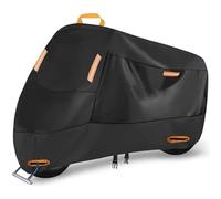 HBANMK Motorrad Abdeckplane für Kawasaki W800, Motorradabdeckung Outdoor Wasserdicht, Motorradgarage Abdeckplane Staubdicht UV-Schutz Winddicht Motorradplane