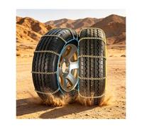 HBOOMOEM Schneeketten, Universal Schneeketten, Hervorragender Grip | Ausgestattet mit Einem Automatischen Spanner für Eine Einfache Montage; Geeignet für Limousinen und Pick Ups(235/50 R20)