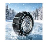 HBOOMOEM Schneeketten, Winterketten Auto, Vollkapselung Verdrehte Kette | Wiederverwendbar, Geeignet für Pkw, Pick Ups, Lkw und Suvs(235/50 R20)