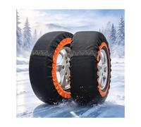 HBOOMOEM Textile Schneeketten, Schneesocken für Autos, Fester Griff | Design mit Umfassender Abdeckung; Schnell Zu Montieren; BeschäDigt Die Reifen Nicht(255/45R19)