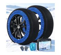 HBOOMOEM Textile Schneeketten, Schneesocken für Autos, Fester Griff | Kein Wagenheber Erforderlich; Einfach Zu Montieren; BeschäDigt Die Reifen Nicht(235/50R20)