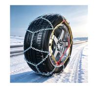 HBOOMOEM Winterketten Auto, Snow Tire Straps, Sicher Verschlossen | Robust und Stabil, äUßErst Sicher und Ohne Wagenheber Zu Montieren(235/50R20)