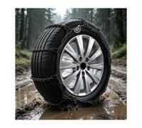 HBOOMOEM Winterketten Auto, Universal Schneeketten, Robuste Konstruktion | VerfüGt üBer Starken Halt und Eine Spannvorrichtung, Geeignet für Pkw und Lkw(235/50R20)