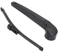 HBZYD Heckscheibe Scheibenwischer Arm & Blatt,Passt für V-W Polo 6R 2009-2020 11 Inch Hinten Wischerarm Scheibenwischer Set