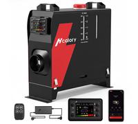 Hcalory Tragbare Diesel Luftheizung 5-8KW 12V 220V APP Steuerung Camping Garage