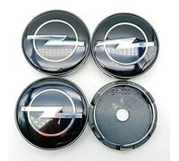 HCXYSZLB 4 Stück Nabendeckel für Opel Astra H G J Insignia Mokka Zafira Corsa 60mm, Radnabenkappen Felgendeckel Felgenkappen Nabenkappen Wheel Caps Radnabenabdeckung Radkappen Auto Zubehör