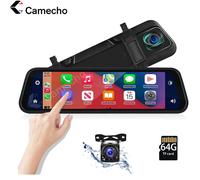 HD 1080P Apple CarPlay Android Auto Dashcam Vorne Hinten Spiegel GPS Autokamera