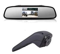 HD 1280 * 720P Nachtsicht Kamera im 3. Bremsleuchte Bremslicht Rückfahrkamera+4,3 Zoll TFT LCD Rückspiegel für VW Crafter 2017 Modified Brake Light Transport Vehicle