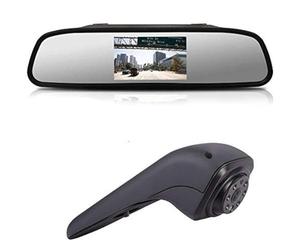 HD 1280 * 720P Nachtsicht Kamera im 3. Bremsleuchte Bremslicht Rückfahrkamera+4,3 Zoll TFT LCD Rückspiegel für VW Crafter 2017 Modified Brake Light Transport Vehicle