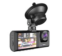 HD Auto Dashcam Vorne Hinten Dual Dash Cam Kamera Auto Videorecorder 170 Grad