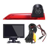 HD Auto Wohnwagen Rückfahrsystem Bremsleuchte Rückfahrkamera Van Dachkamera Einparkkamera Einparkhilfen Mit winkelverstellbar Kompatibel mit Ford Transit Custom Business MPV SUV Bus