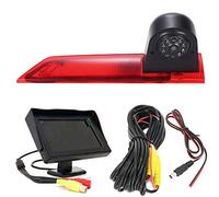 HD Auto Wohnwagen Rückfahrsystem Bremsleuchte Rückfahrkamera Van Dachkamera Einparkkamera Einparkhilfen Mit winkelverstellbar Kompatibel mit Ford Transit Custom Business MPV SUV Bus