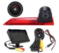 HD IP68 Auto Wohnwagen Transporter Rückfahrsystem Bremsleuchte Rückfahrkamera Van Dachkamera Einparkkamera Einparkhilfen Mit winkelverstellbar Kompatibel mit Ford Transit Custom Business MPV SUV Bus