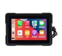 HD IPS Touchscreen Motorrad für für Auto, 5 Zoll PND Dual 5.0 IP67 Wasserdichter Tragbarer Motorradbildschirm 1080P