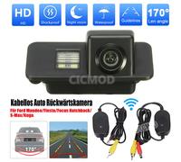 Kabellos Auto Rückwärtskamera Wasserdicht Für Ford Mondeo/Fiesta/Focus/SMax/Kuga