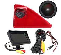 HD Rückfahrsystem Bremsleuchte Rückfahrkamera Einparkkamera Einparkhilfen Fahrzeugsicherheitskamera Mit winkelverstellbar Kompatibel mit Opel/Vauxhall Movano/Renault Master/Nissan NV400 + 4.3''Monitor